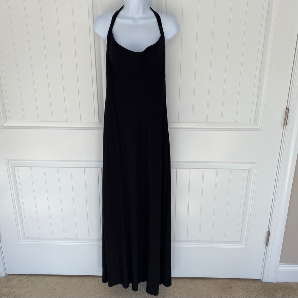 Calvin Klein classic black long dress size 6